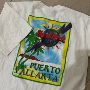 Hard Rock Cafe White Puerto Vallarta Tee